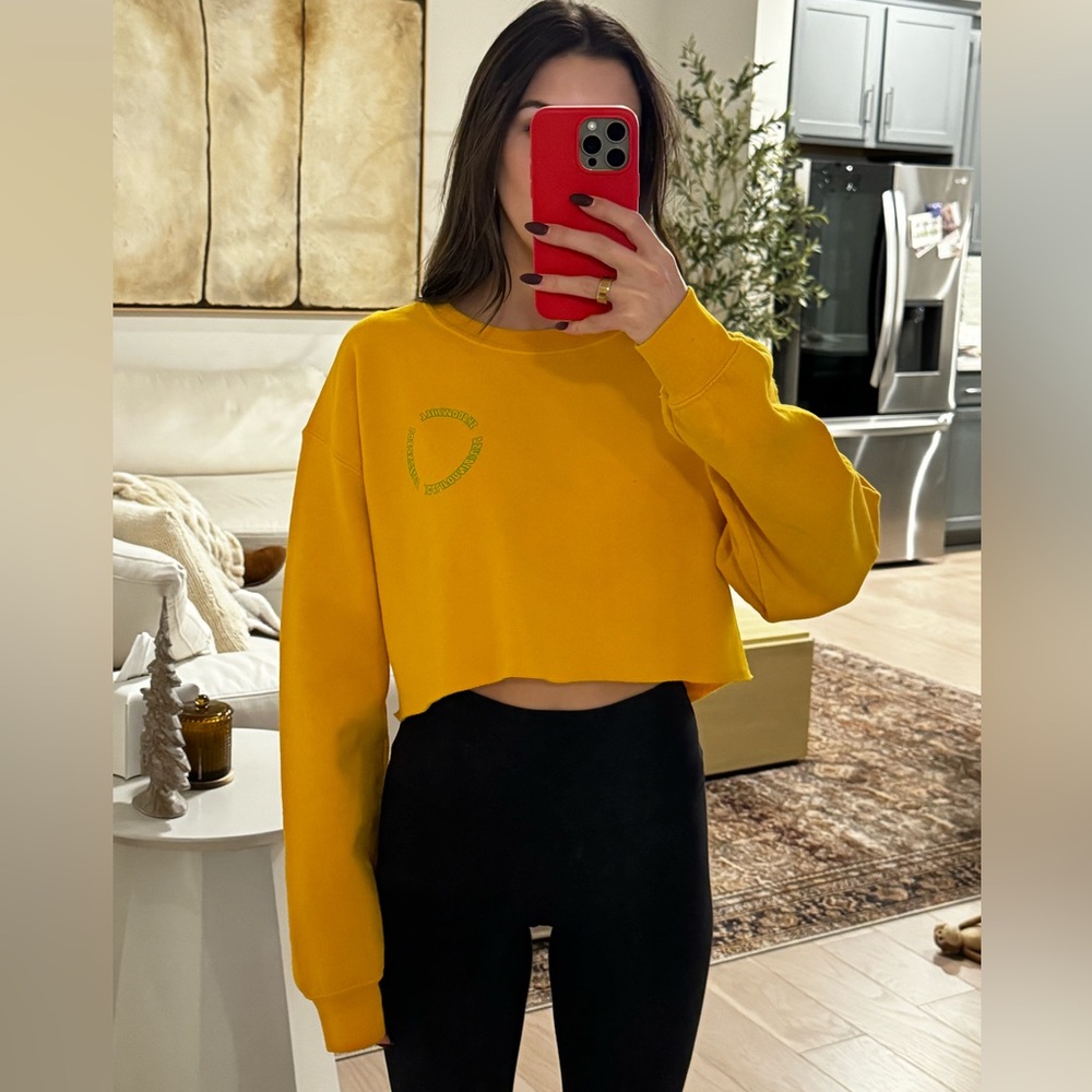 Shadow Hill USA cropped crew neck
